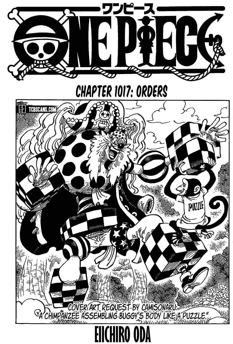 One PieceOne Piece, Chapter 1017 image 01