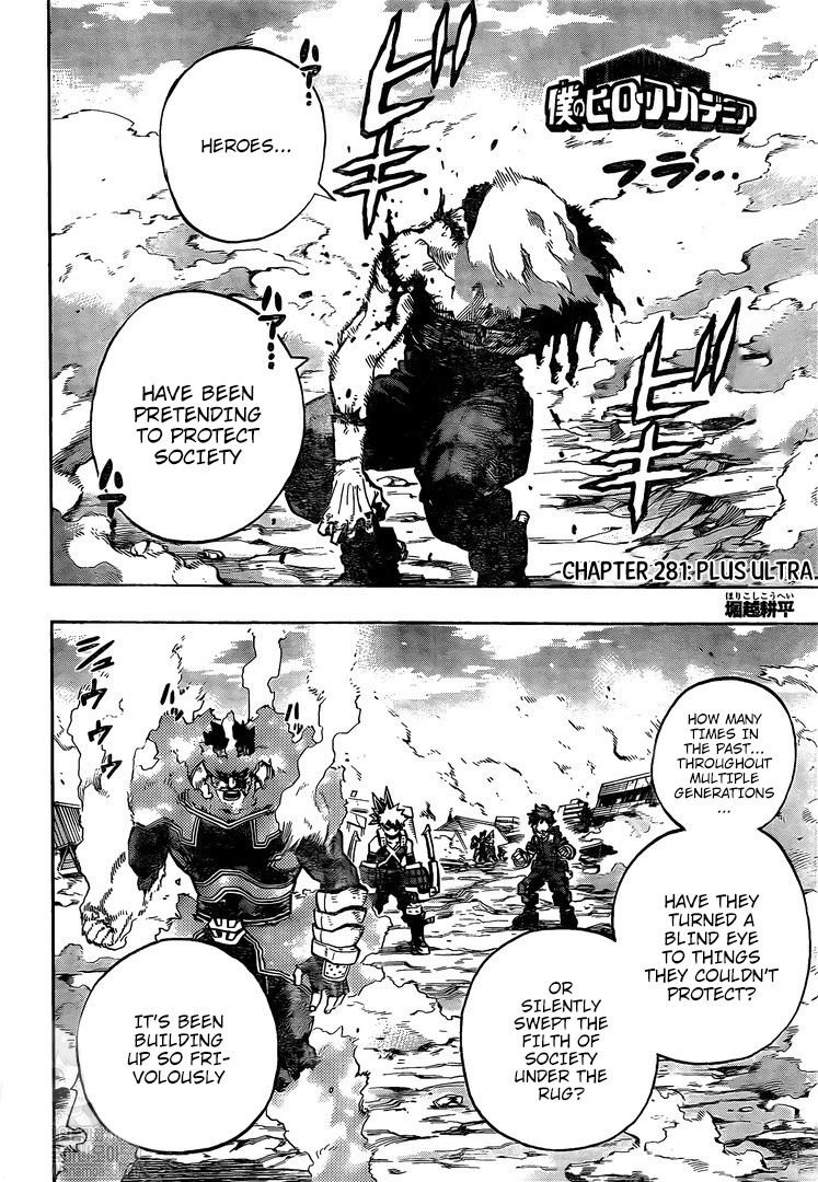 My Hero AcademiaMy Hero Academia, Chapter 281 image 02