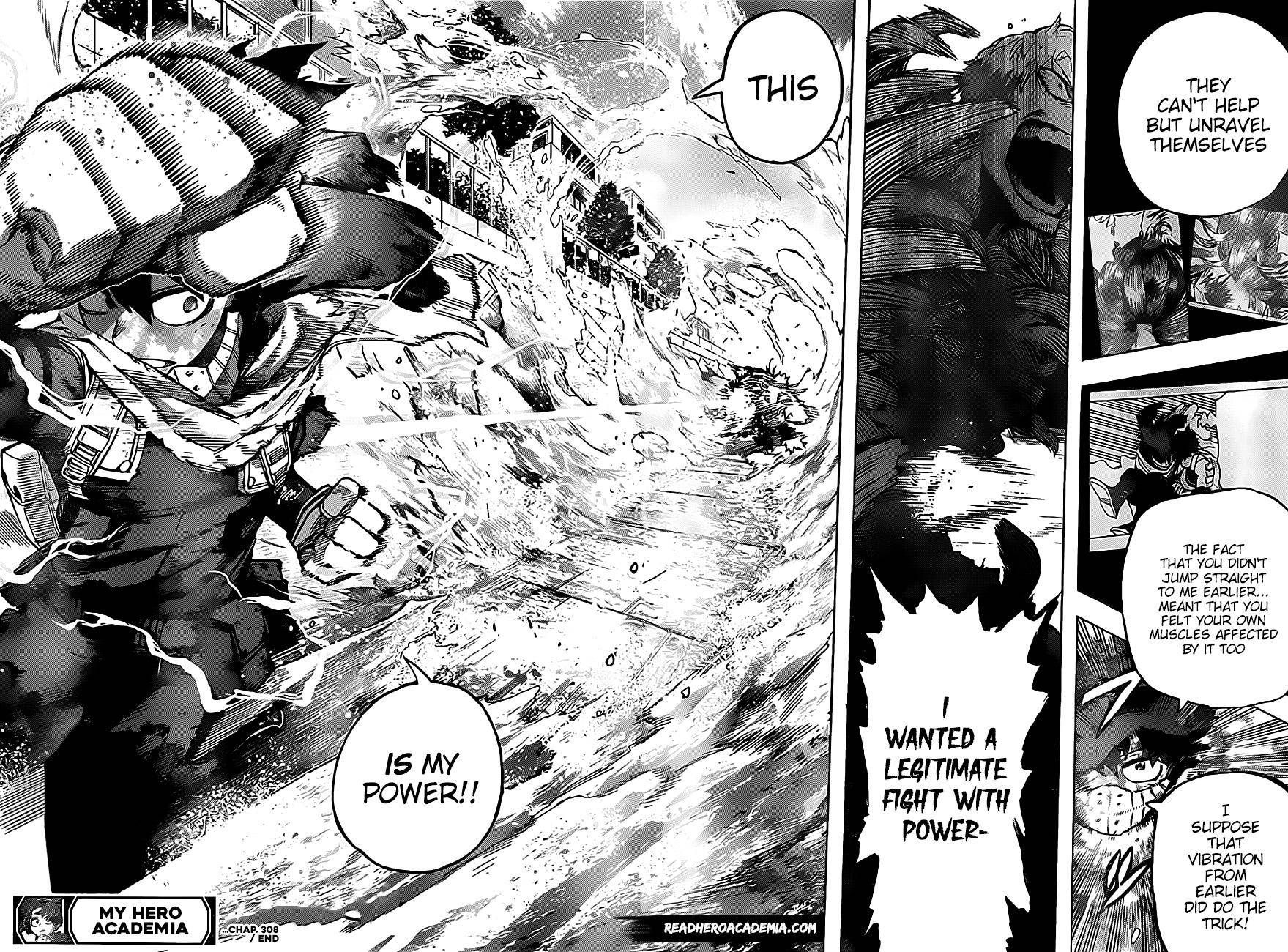 My Hero AcademiaMy Hero Academia, Chapter 308 image 14