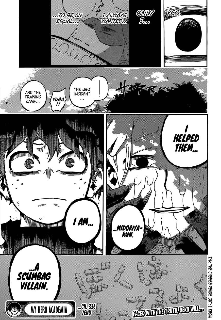 My Hero AcademiaMy Hero Academia, Chapter 336 image 18