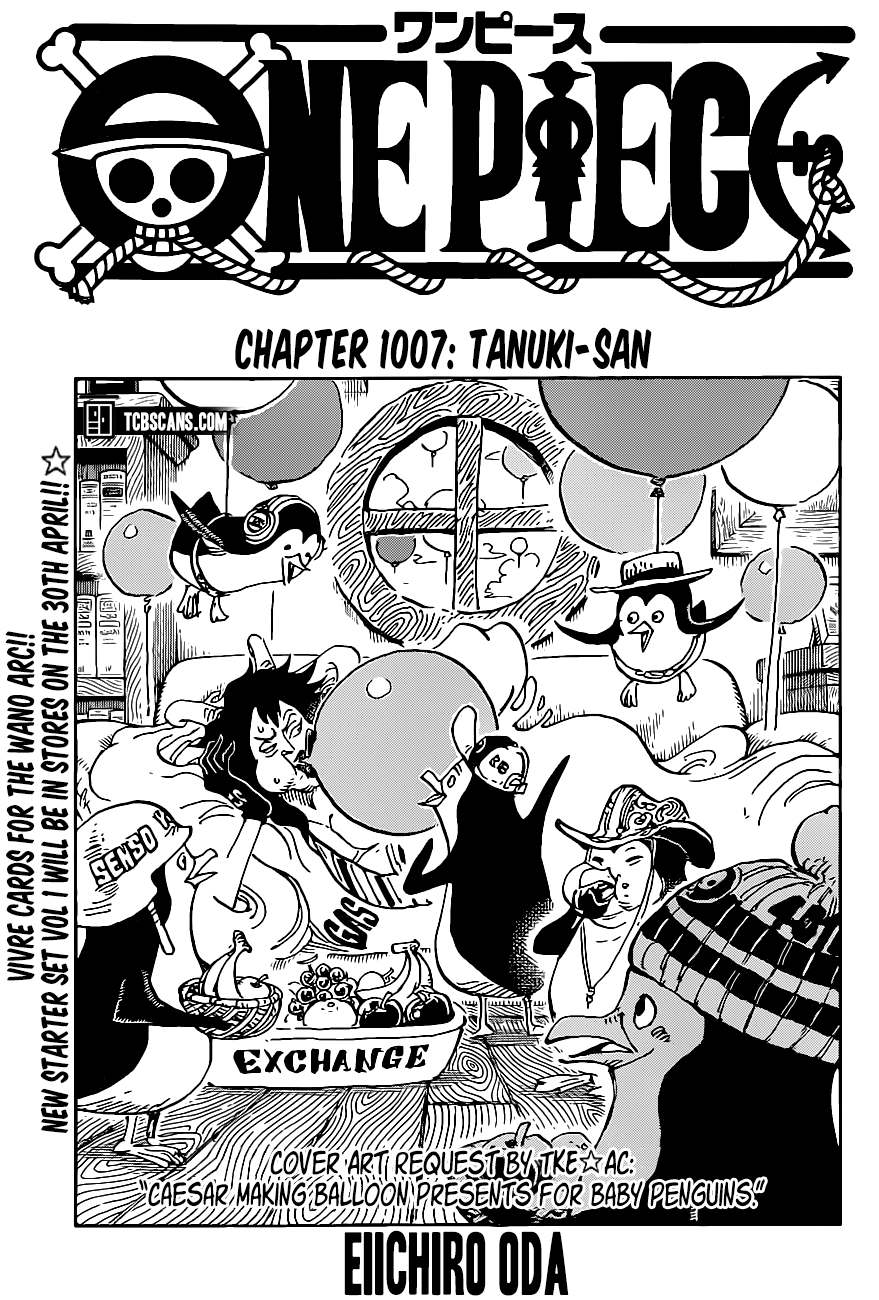 One PieceOne Piece, Chapter 1007 image 01