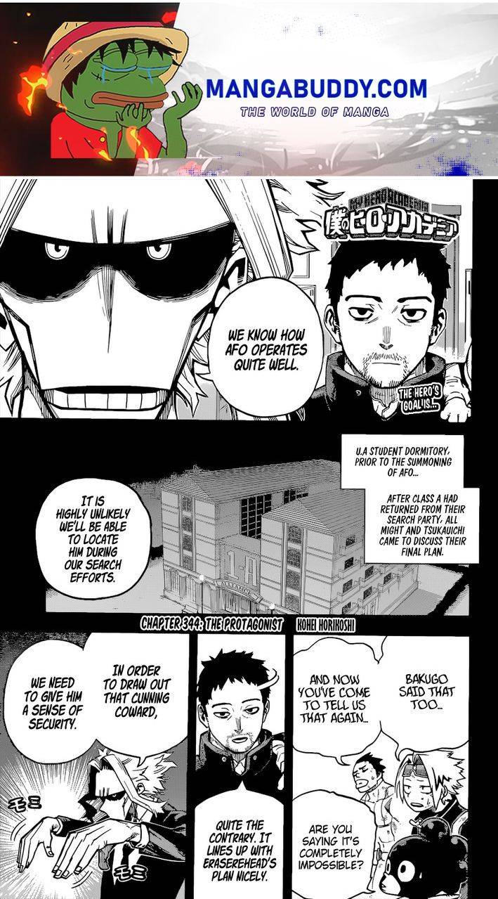 My Hero AcademiaMy Hero Academia, Chapter 344 image 01