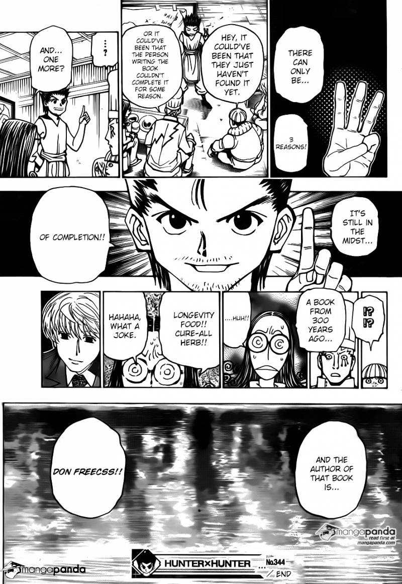 Hunter x Hunter, Chapter 344 image 17