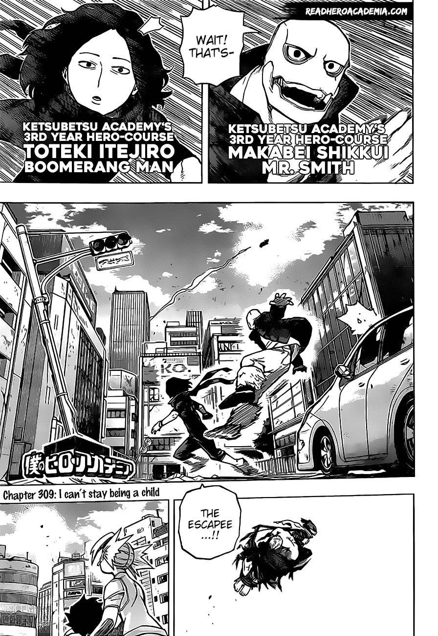 My Hero AcademiaMy Hero Academia, Chapter 309 image 01