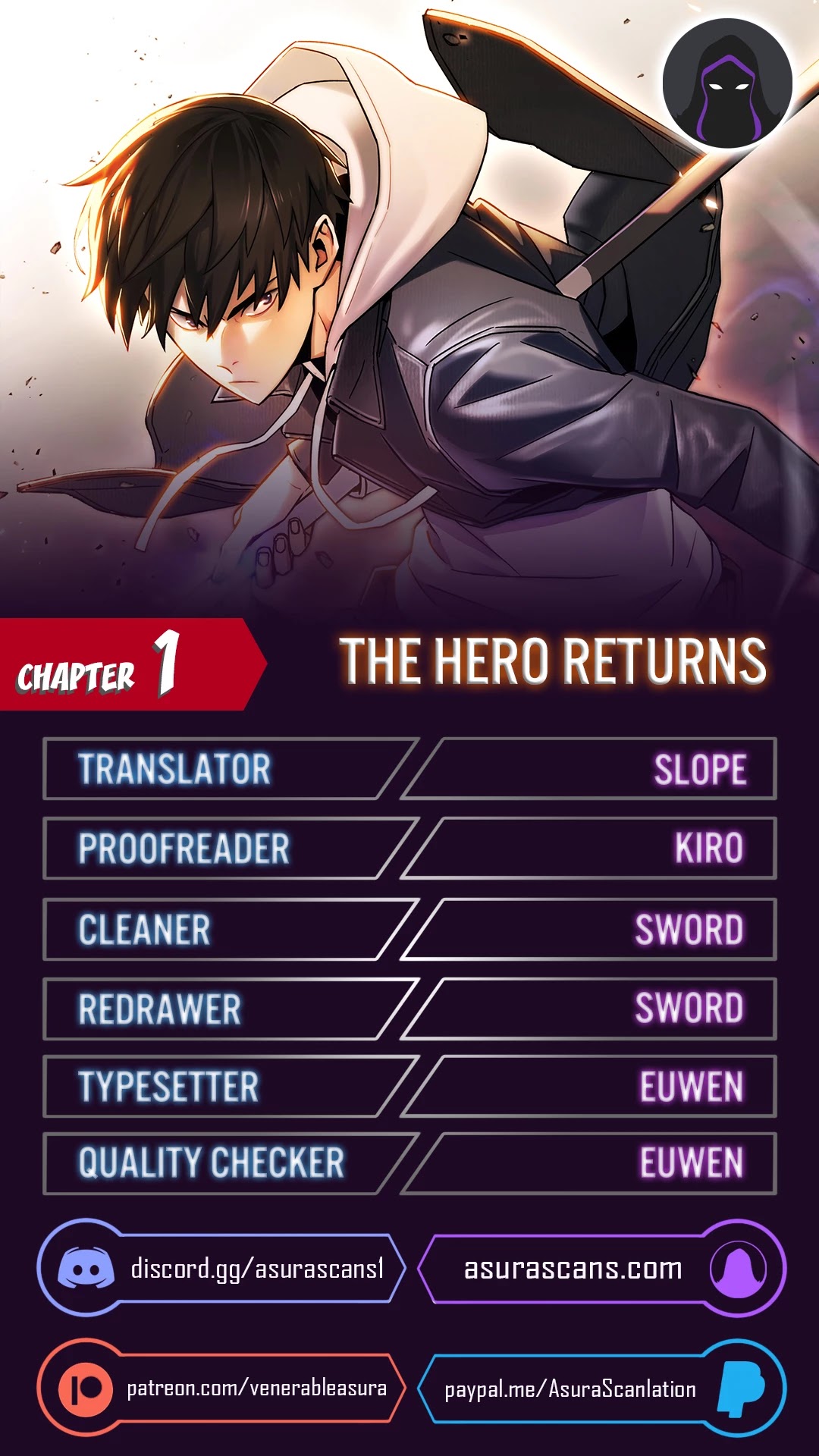 The Hero Returns, Chapter 1 image 01