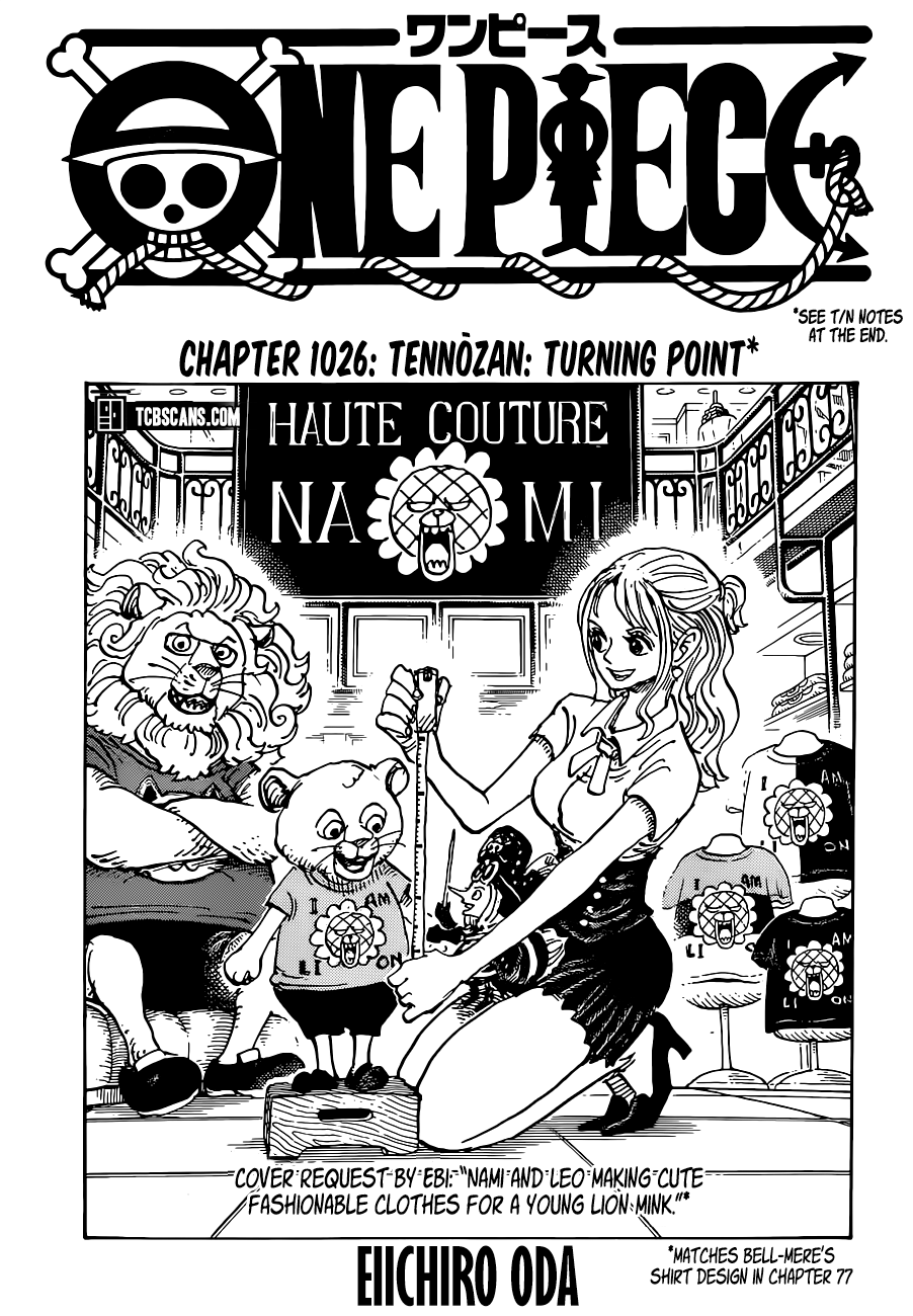 One PieceOne Piece, Chapter 1026 image 01