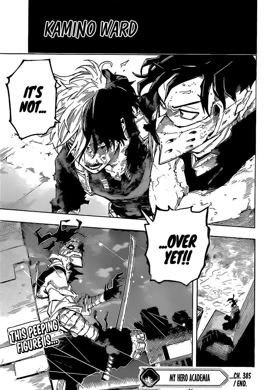 My Hero AcademiaMy Hero Academia, Chapter 385 image 17