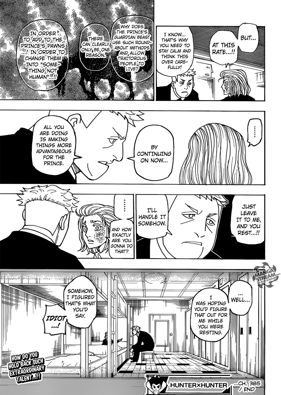 Hunter x Hunter, Chapter 385 image 20