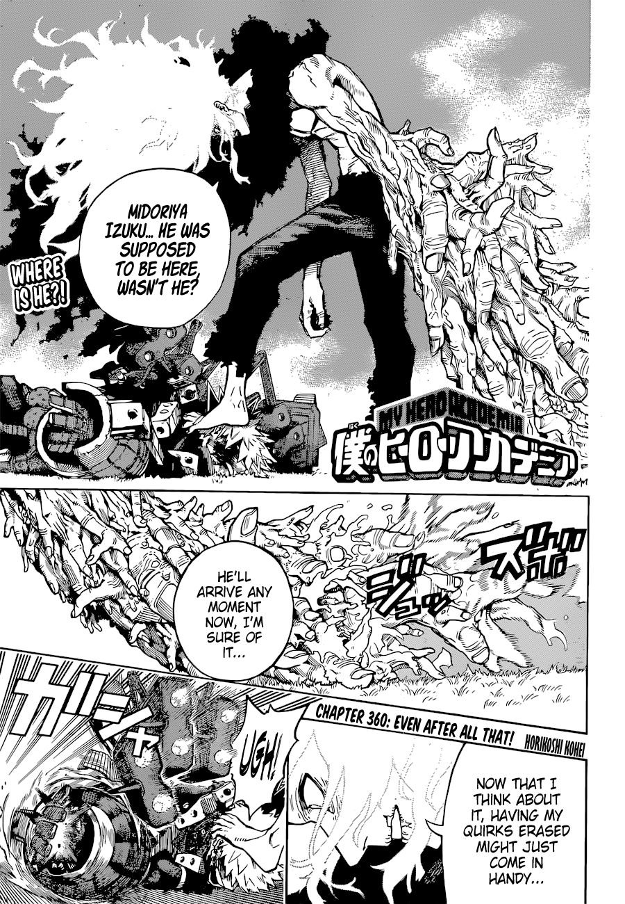 My Hero AcademiaMy Hero Academia, Chapter 360 image 02