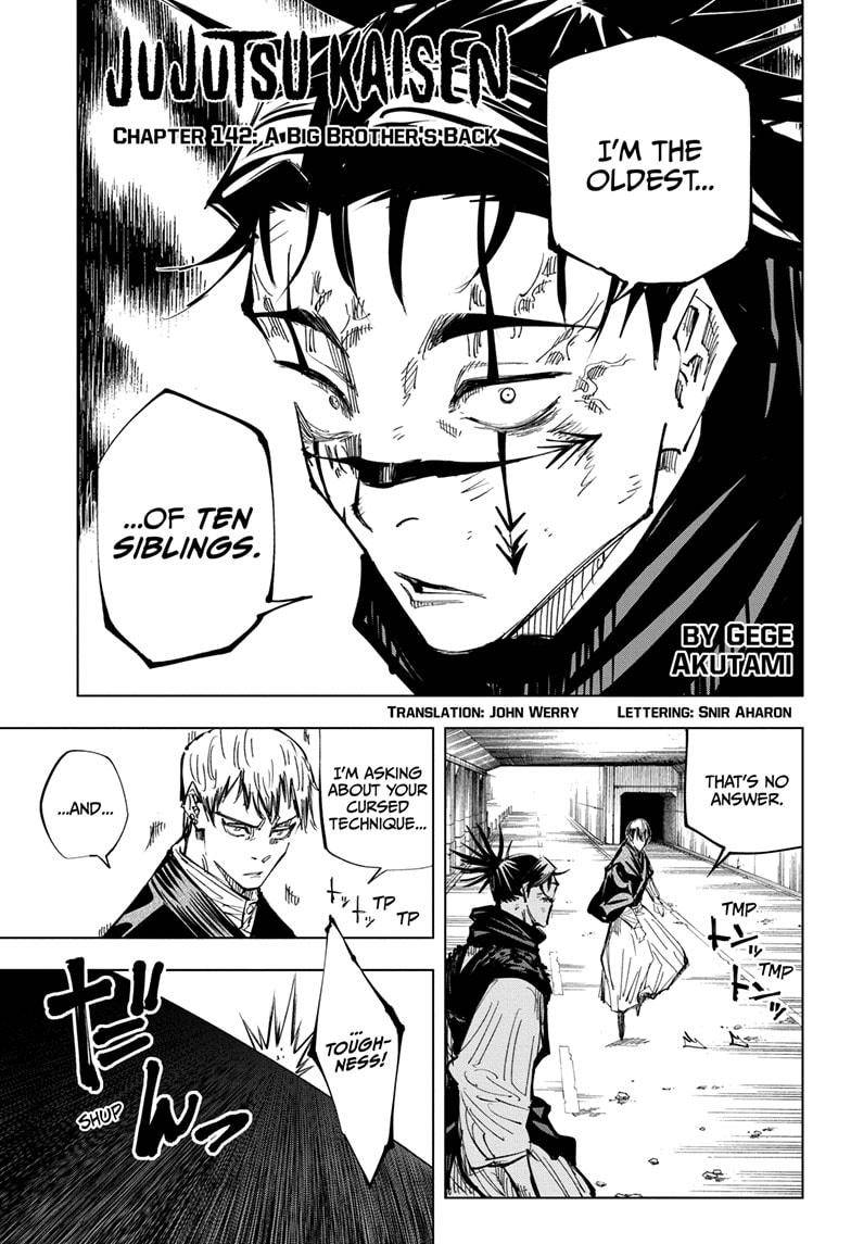 Jujutsu Kaisen, Chapter 142 image 01