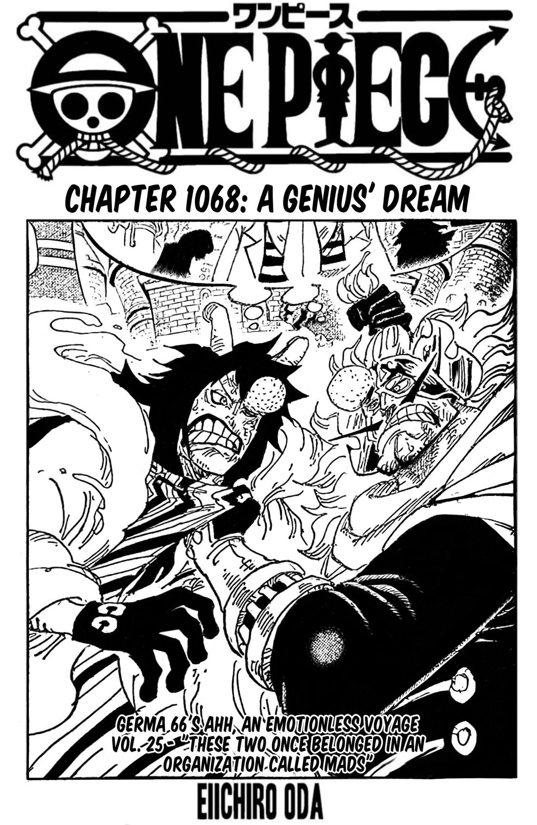 One PieceOne Piece, Chapter 1068 image 01