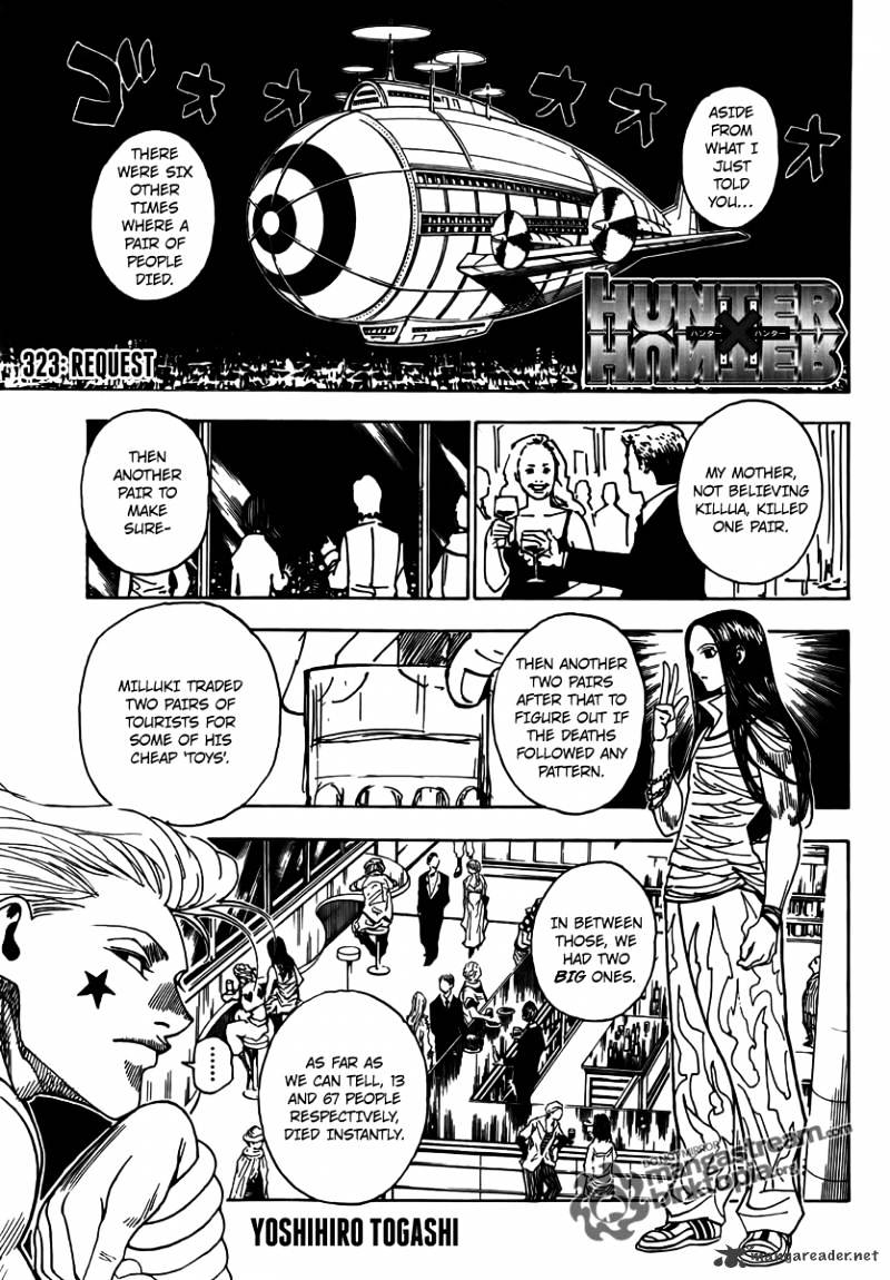 Hunter x Hunter, Chapter 323 image 01