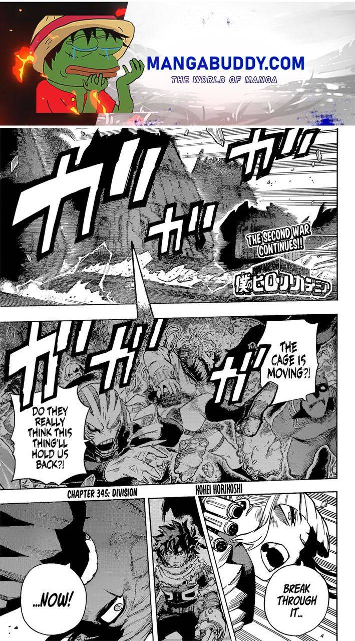 My Hero AcademiaMy Hero Academia, Chapter 345 image 01