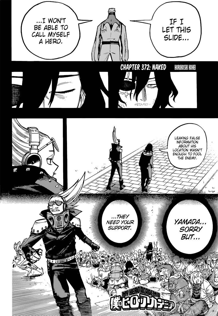 My Hero AcademiaMy Hero Academia, Chapter 372 image 03