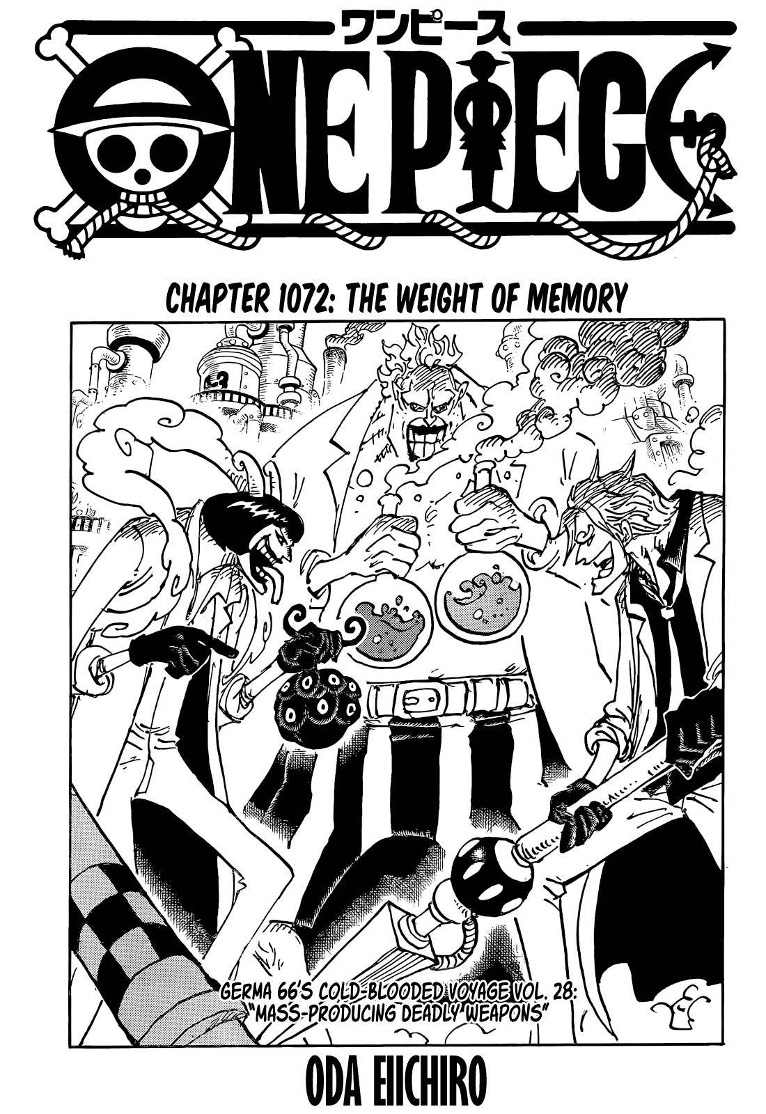 One PieceOne Piece, Chapter 1072 image 01