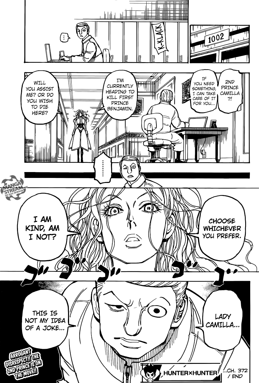 Hunter x Hunter, Chapter 372 image 20