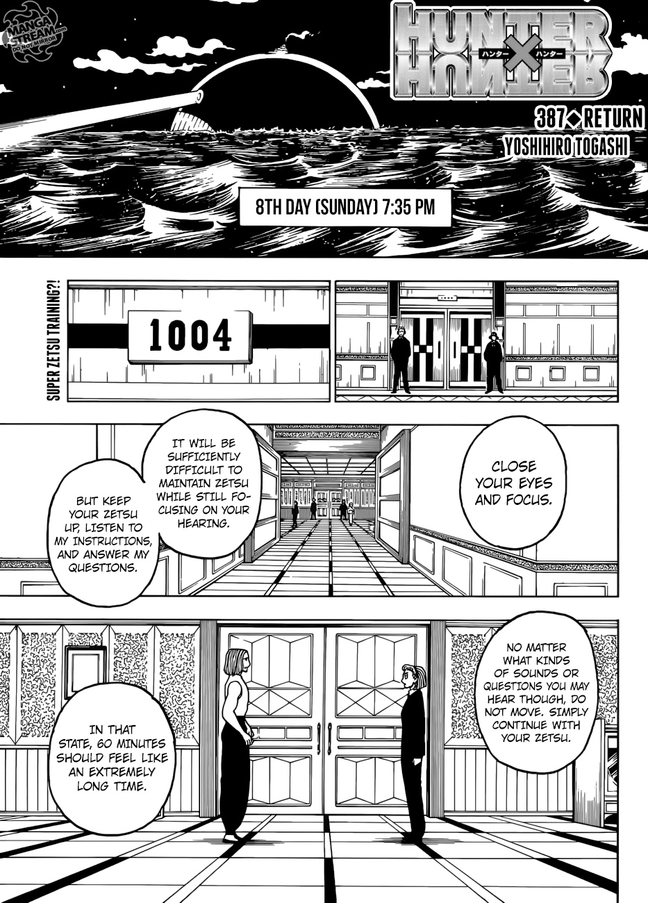 Hunter x Hunter, Chapter 387 image 01