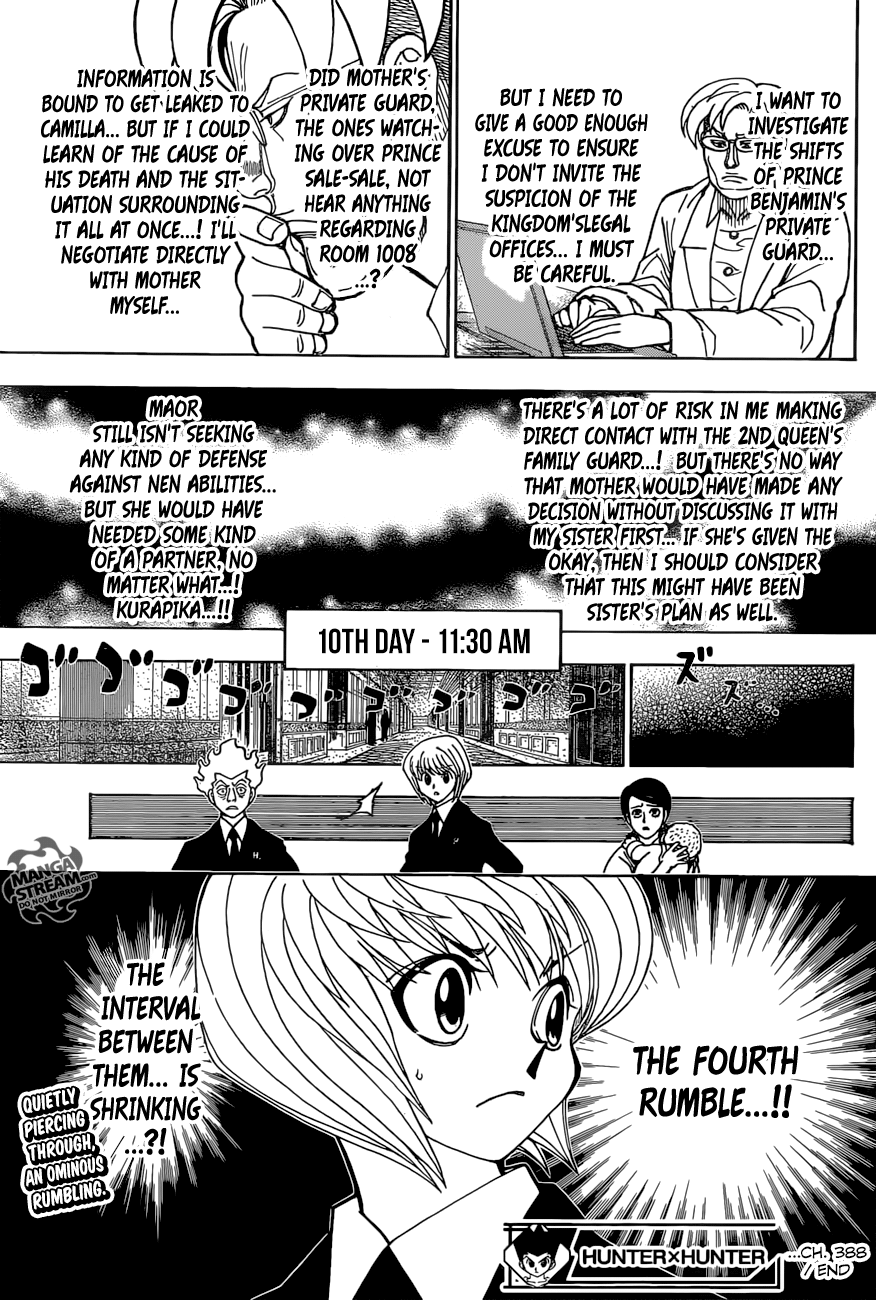 Hunter x Hunter, Chapter 388 image 20