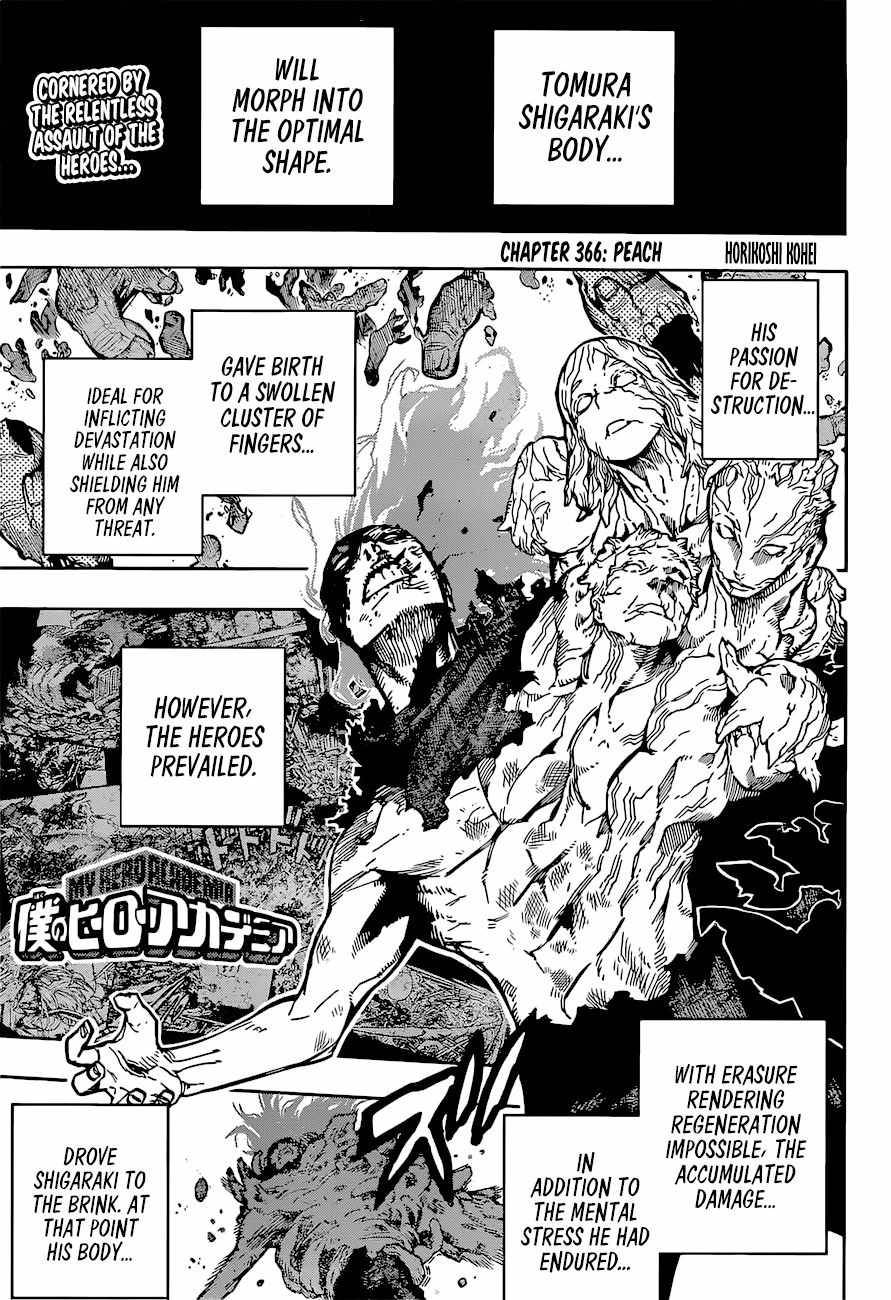 My Hero AcademiaMy Hero Academia, Chapter 366 image 02