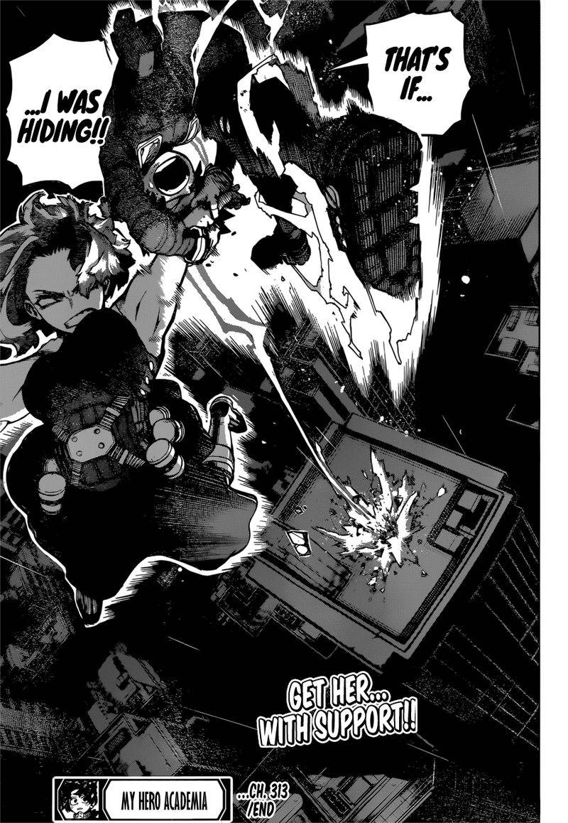 My Hero AcademiaMy Hero Academia, Chapter 313 image 17