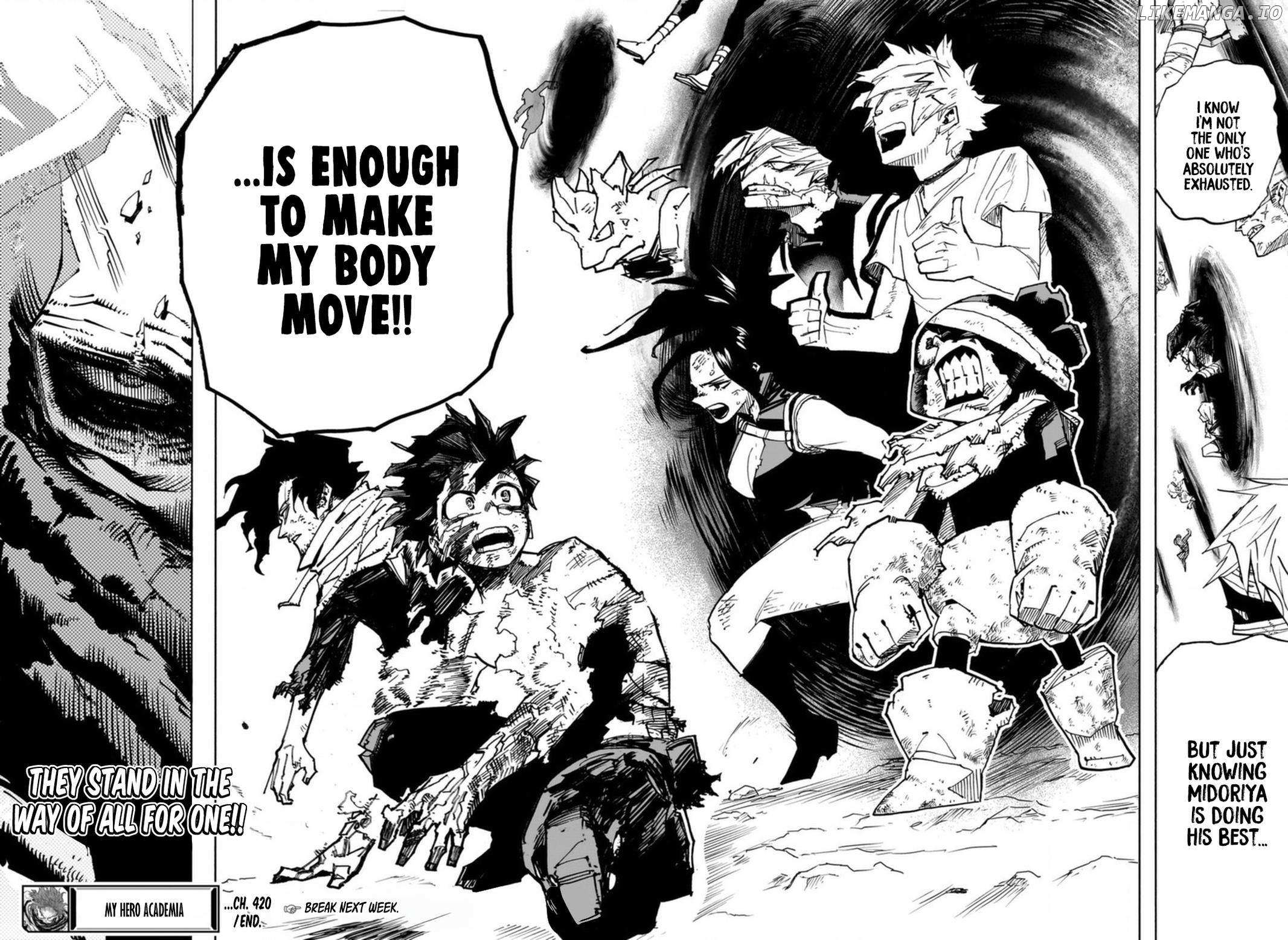 My Hero Academia, Chapter 420 image 16