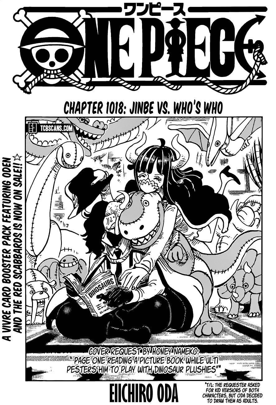 One PieceOne Piece, Chapter 1018 image 01