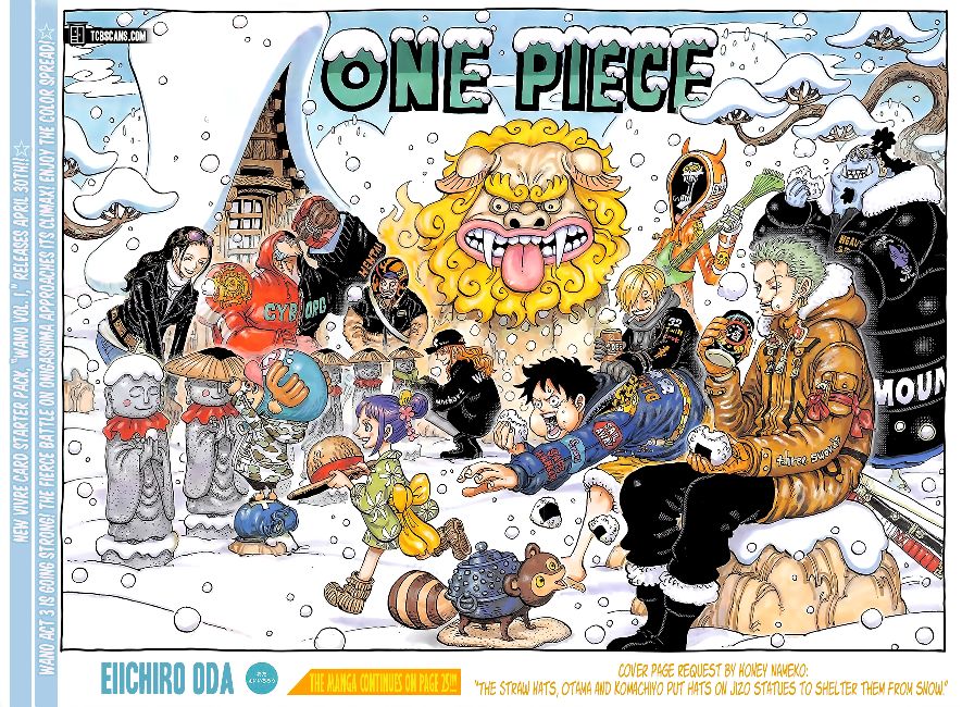 One PieceOne Piece, Chapter 1009 image 02