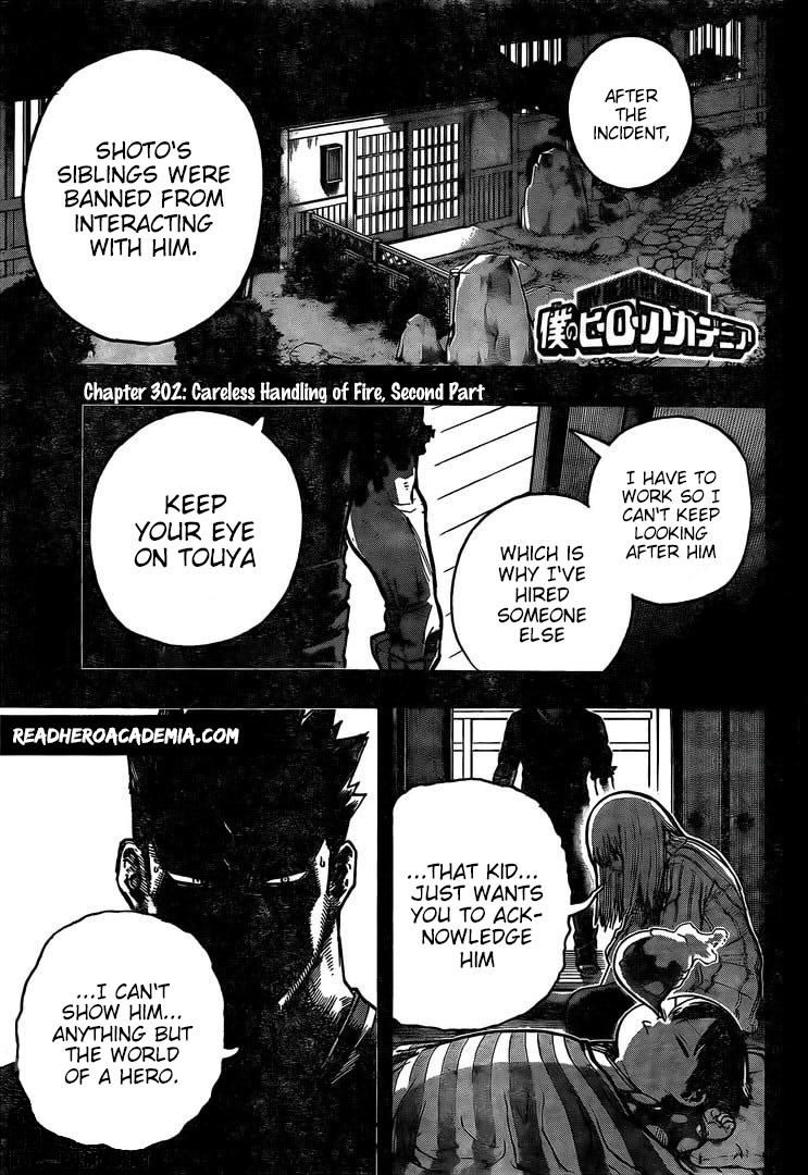 My Hero AcademiaMy Hero Academia, Chapter 302 image 01