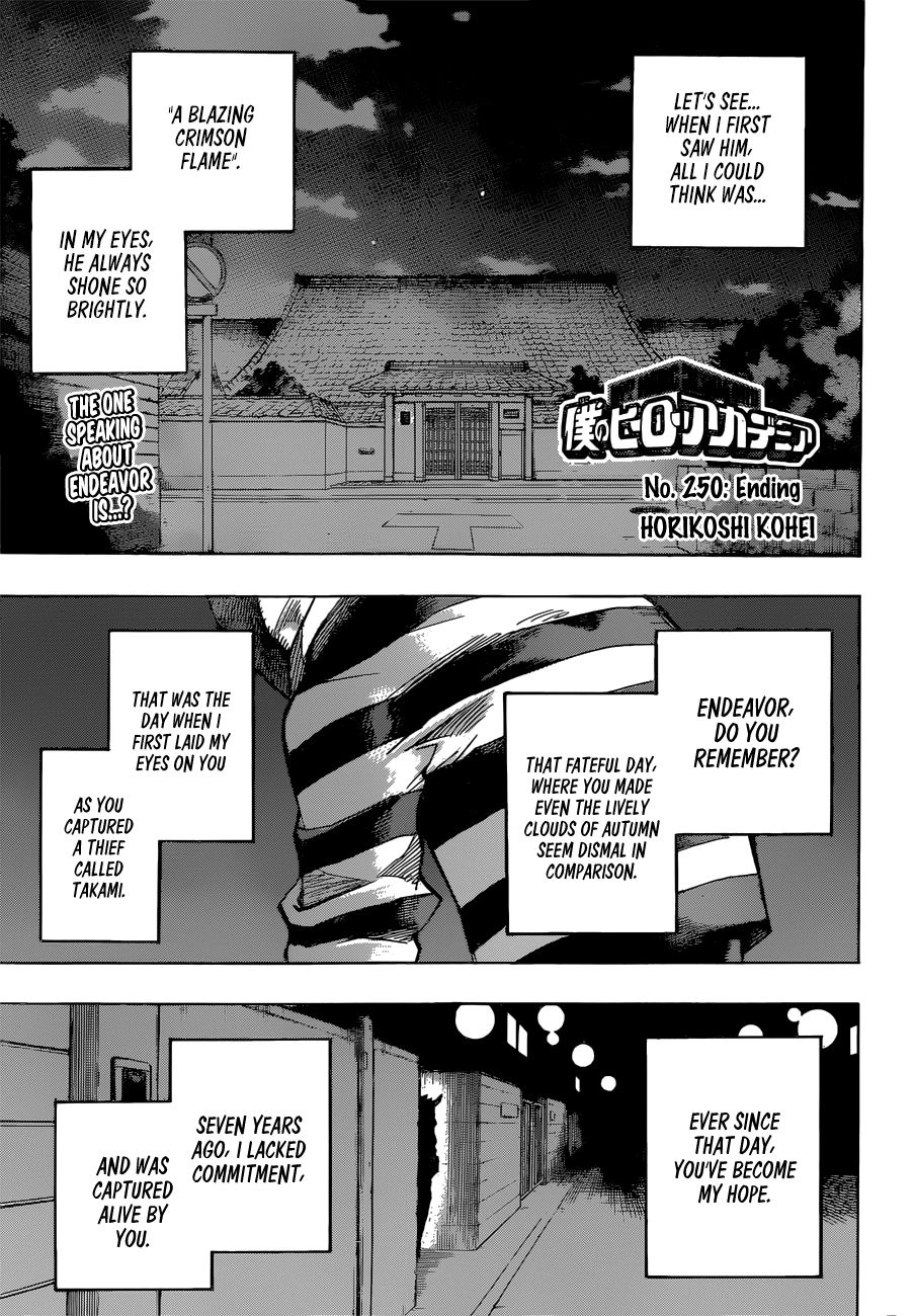 My Hero AcademiaMy Hero Academia, Chapter 250 image 01