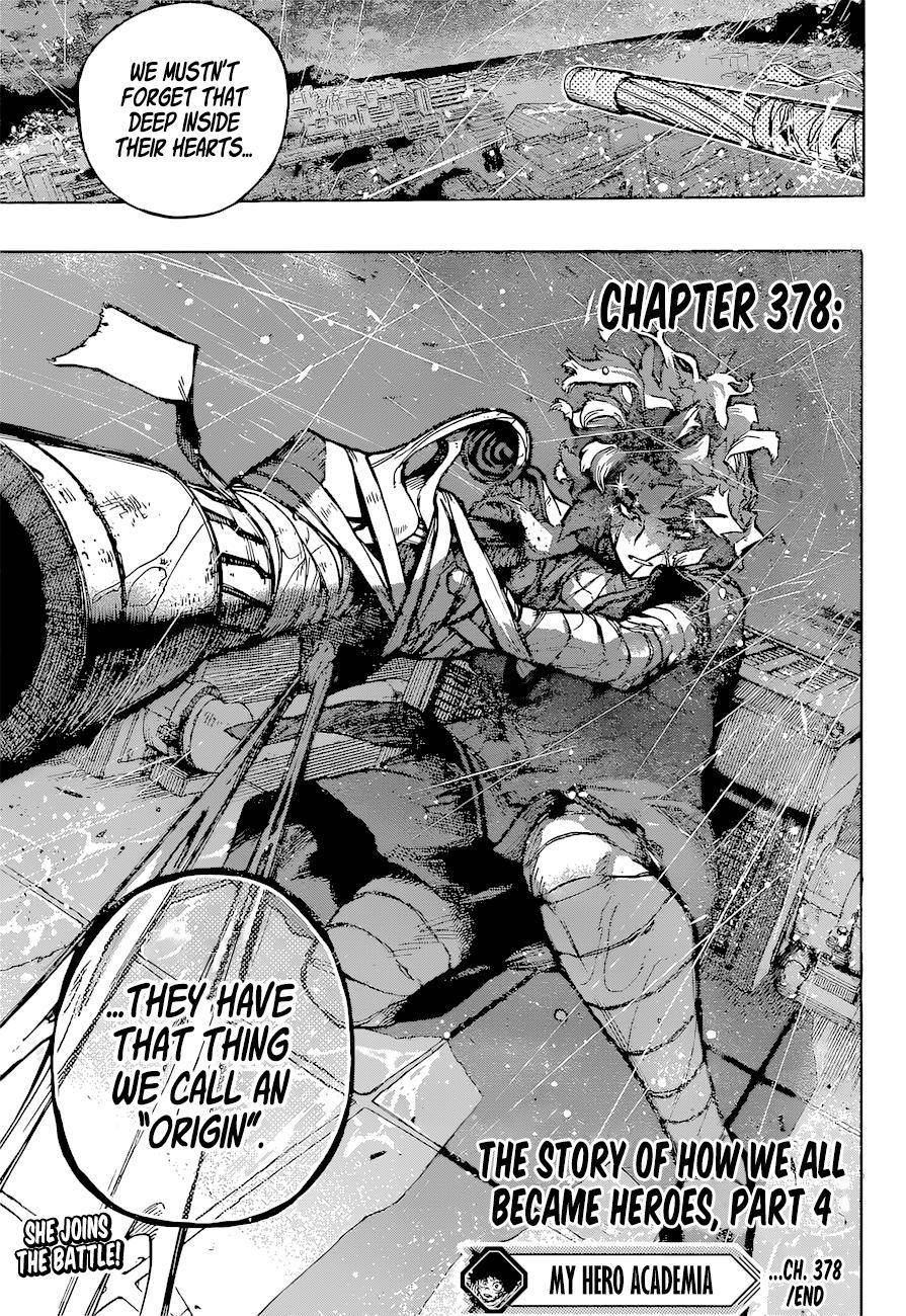 My Hero AcademiaMy Hero Academia, Chapter 378 image 15