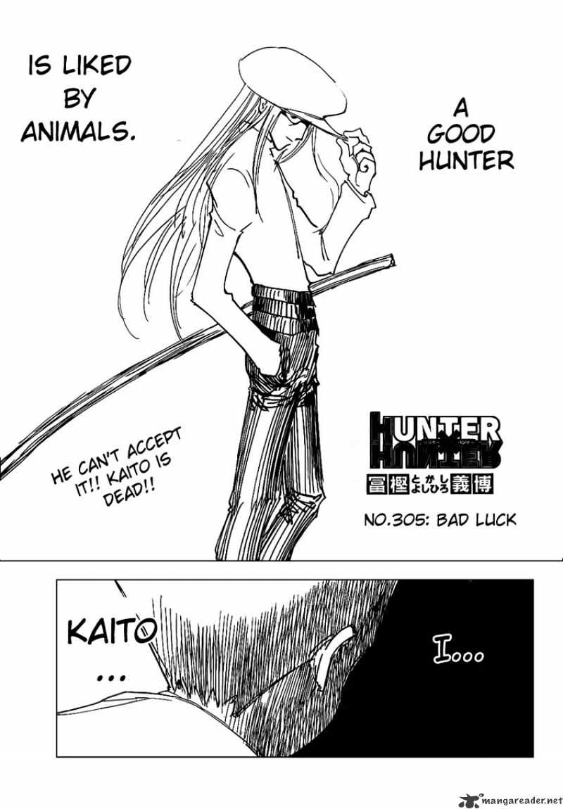 Hunter x Hunter, Chapter 305 image 01