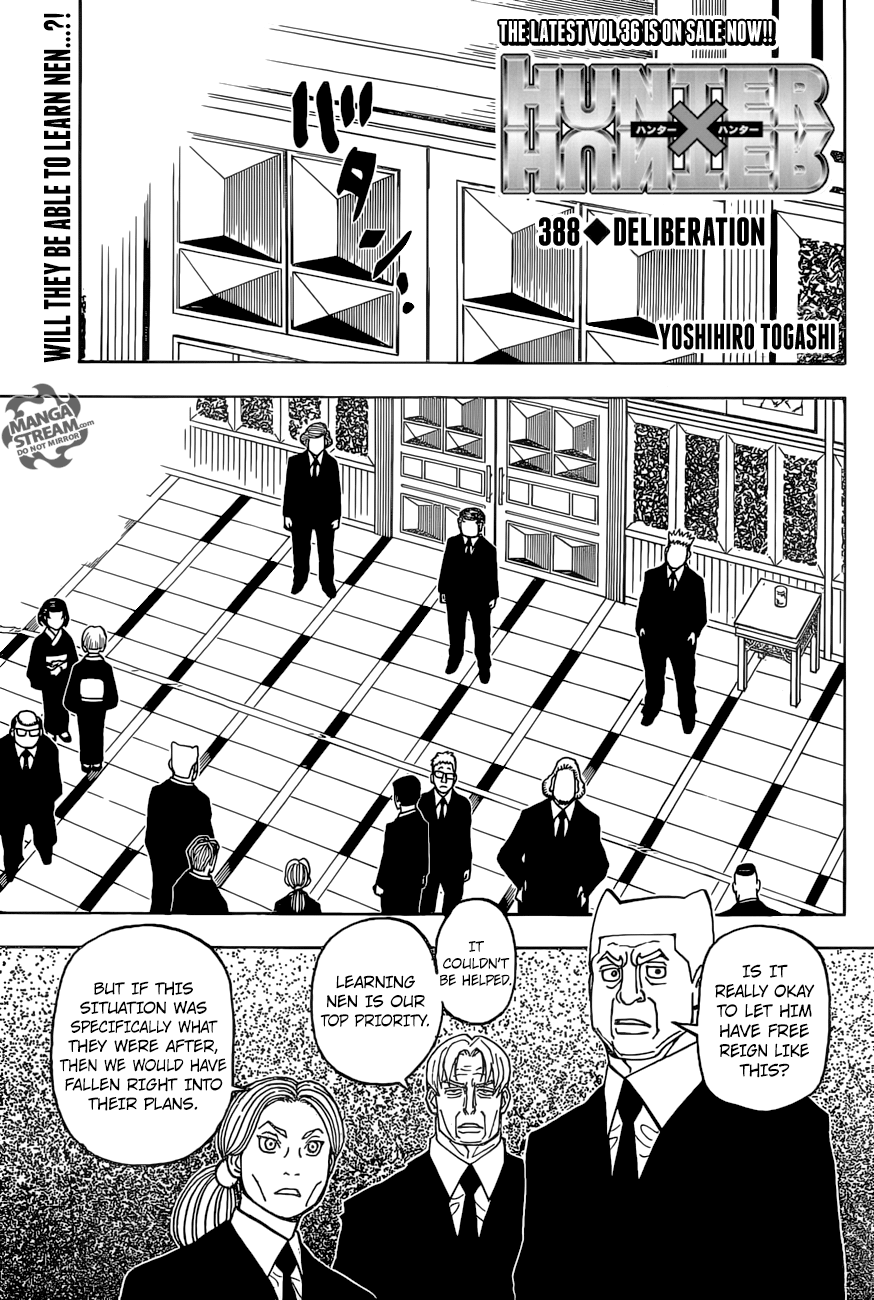 Hunter x Hunter, Chapter 388 image 01