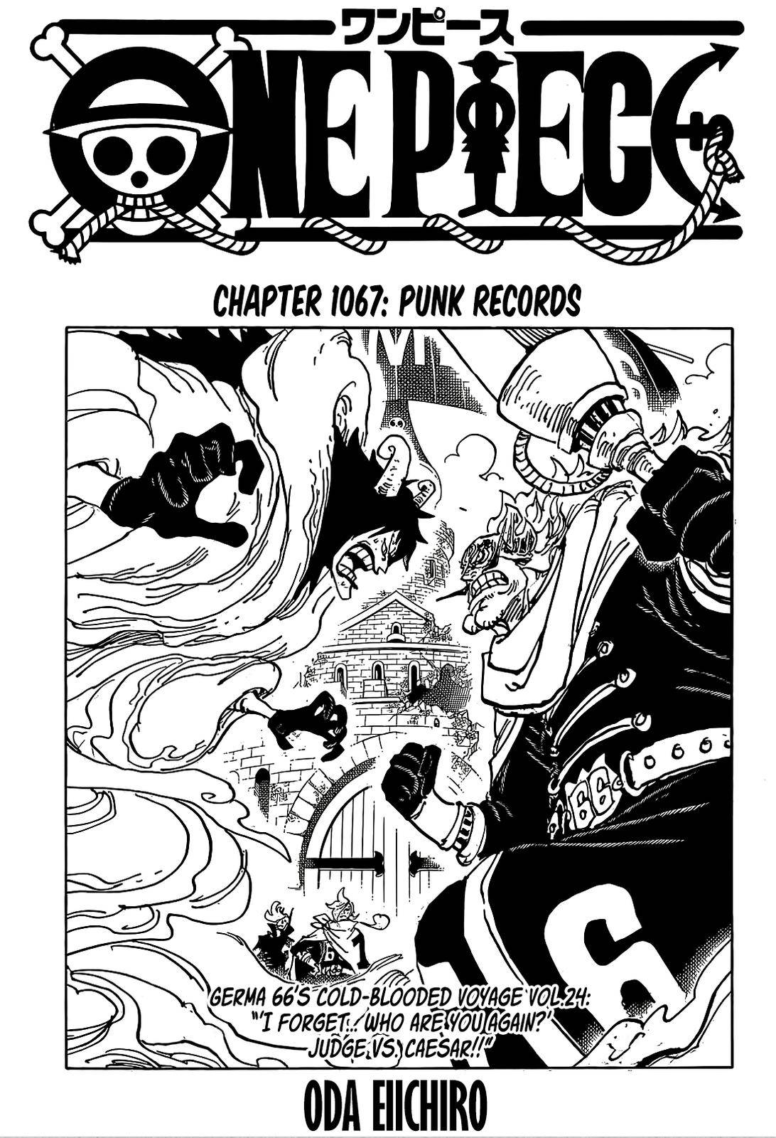 One PieceOne Piece, Chapter 1067 image 01
