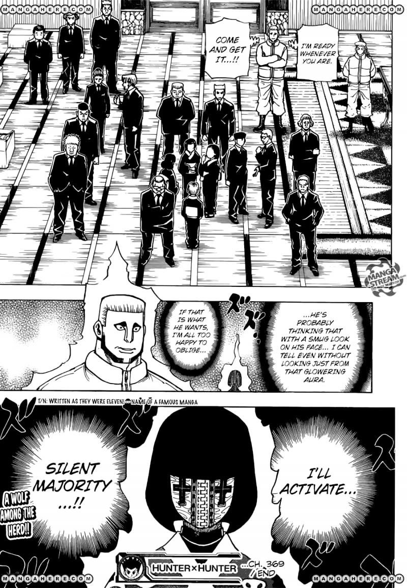 Hunter x Hunter, Chapter 369 image 20