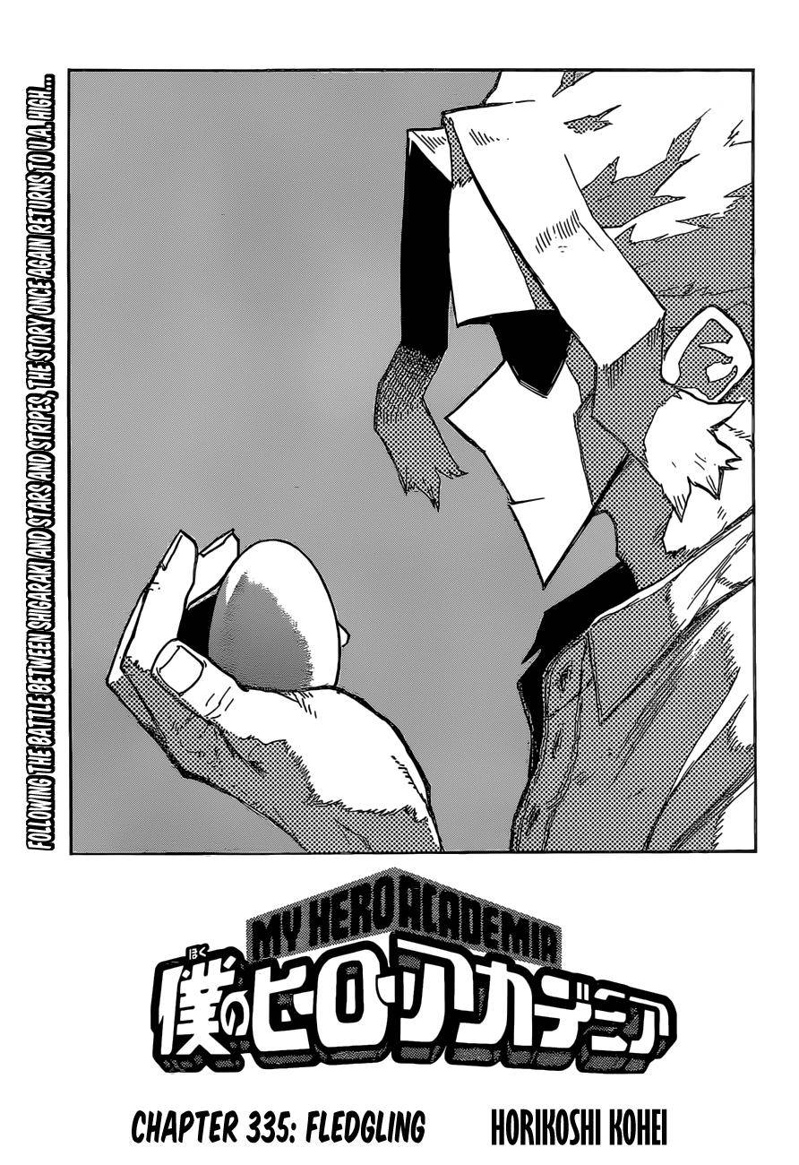 My Hero AcademiaMy Hero Academia, Chapter 335 image 01