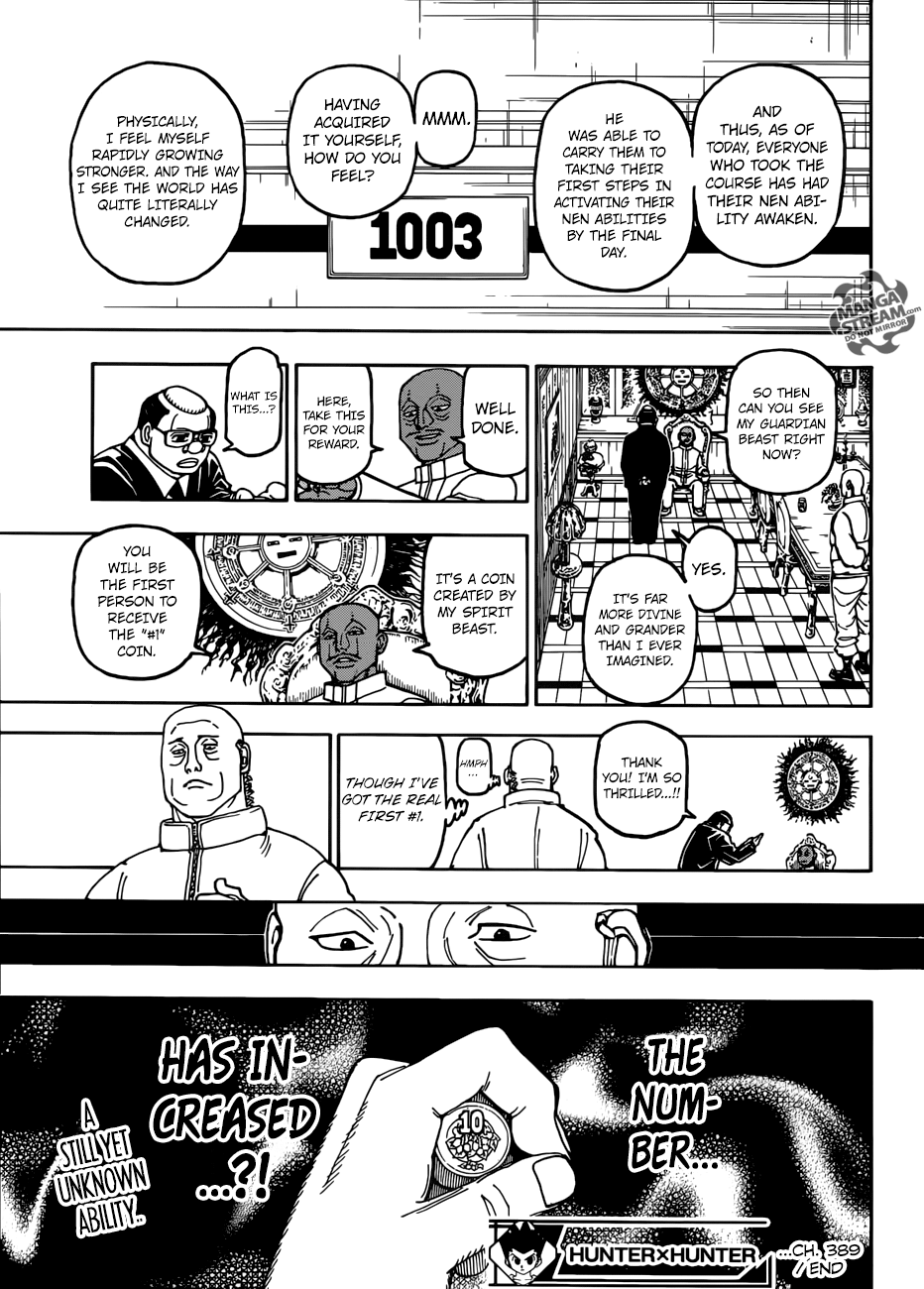 Hunter x Hunter, Chapter 389 image 20