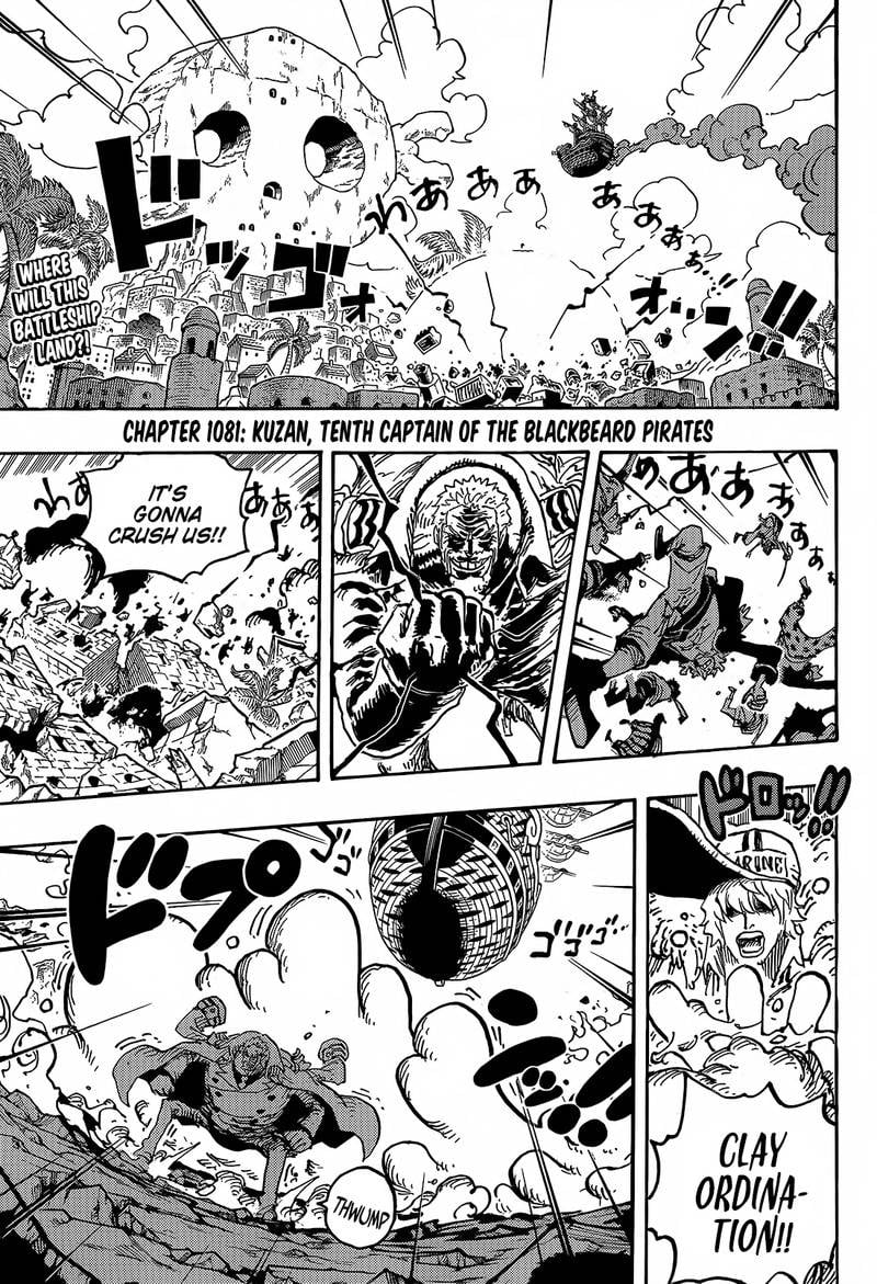 One PieceOne Piece, Chapter 1081 image 03