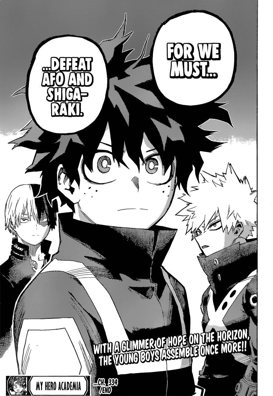 My Hero AcademiaMy Hero Academia, Chapter 334 image 16