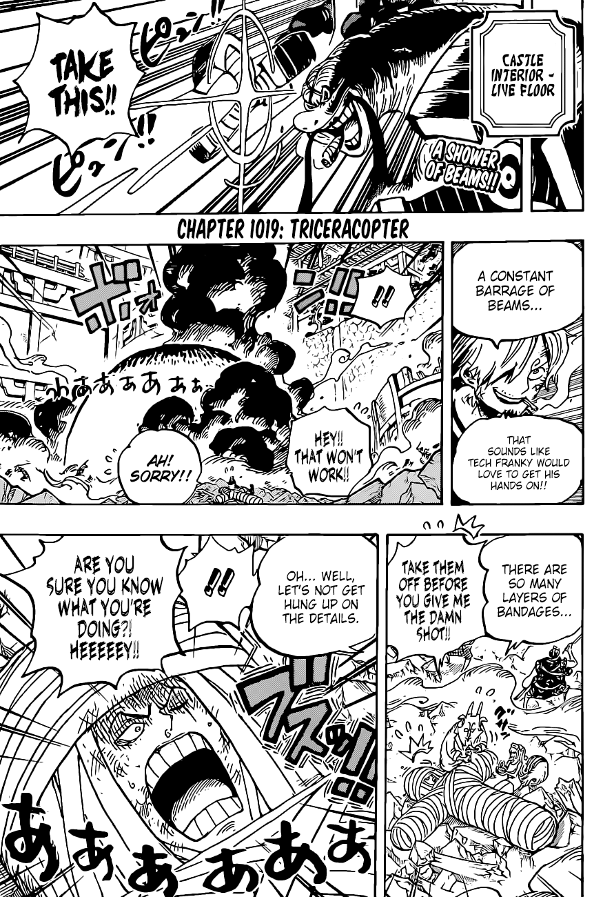 One PieceOne Piece, Chapter 1019 image 01