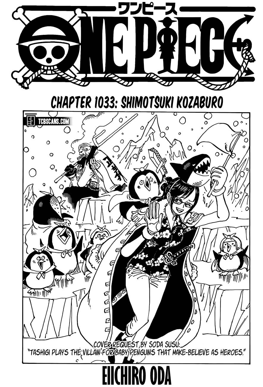 One PieceOne Piece, Chapter 1033 image 01
