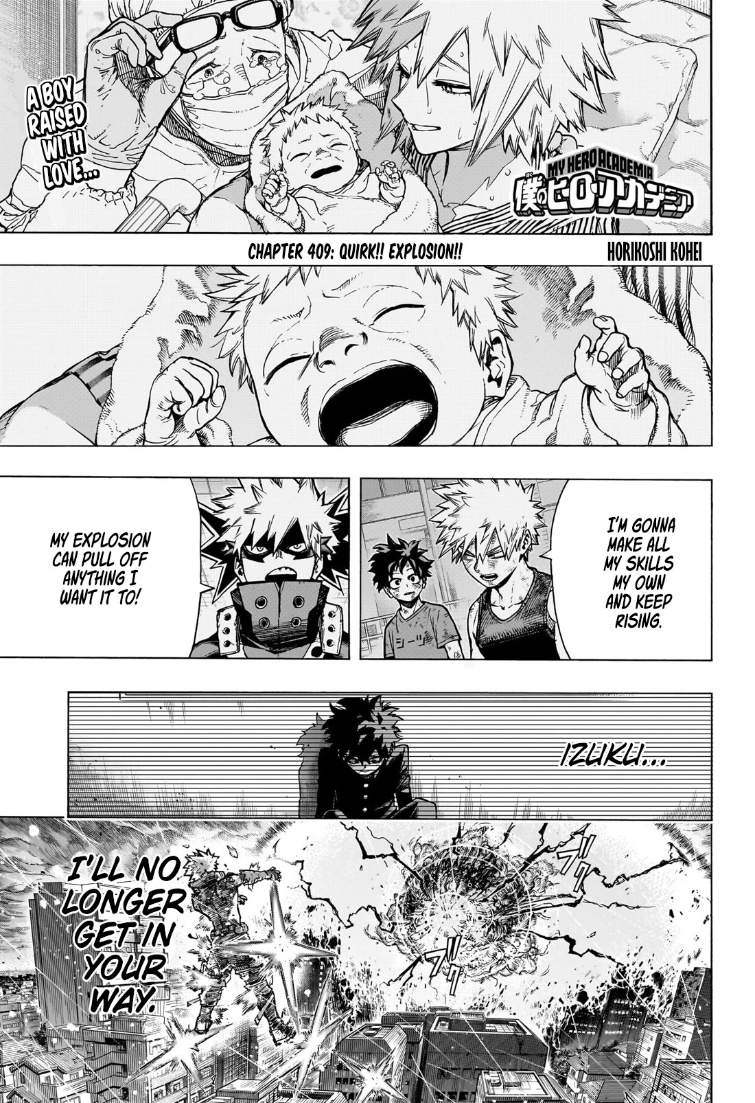 My Hero AcademiaMy Hero Academia, Chapter 409 image 01