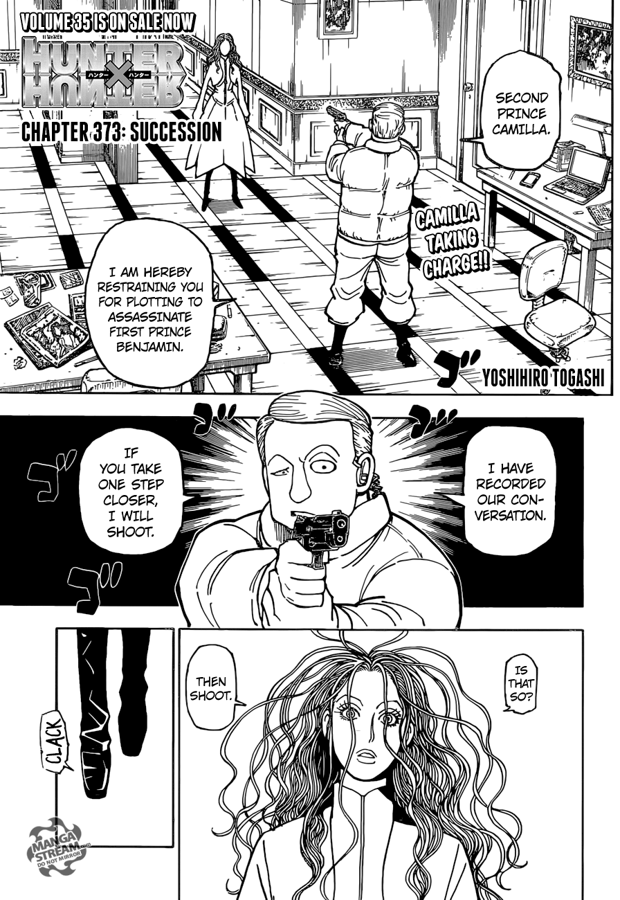 Hunter x Hunter, Chapter 373 image 01