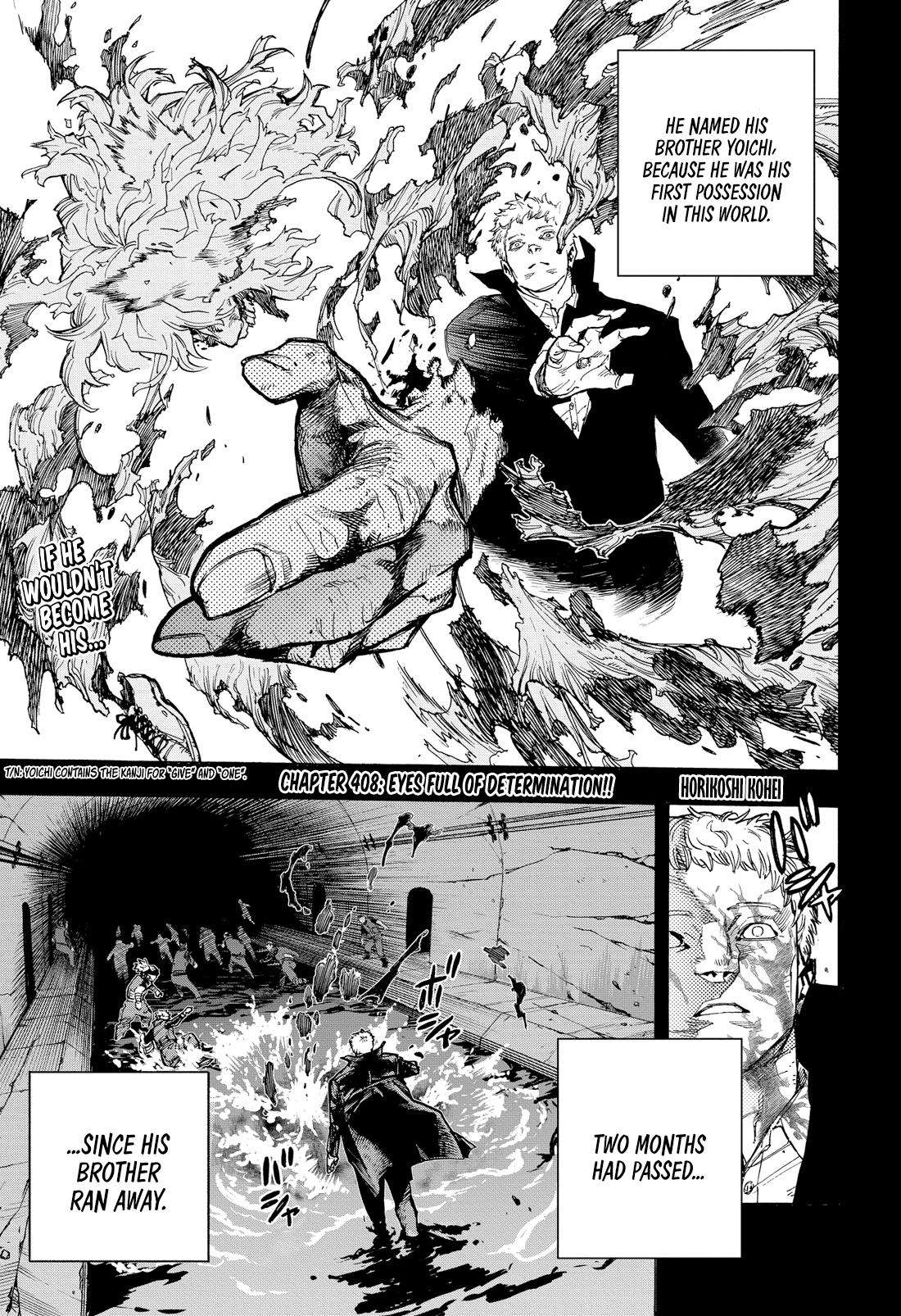 My Hero AcademiaMy Hero Academia, Chapter 408 image 01