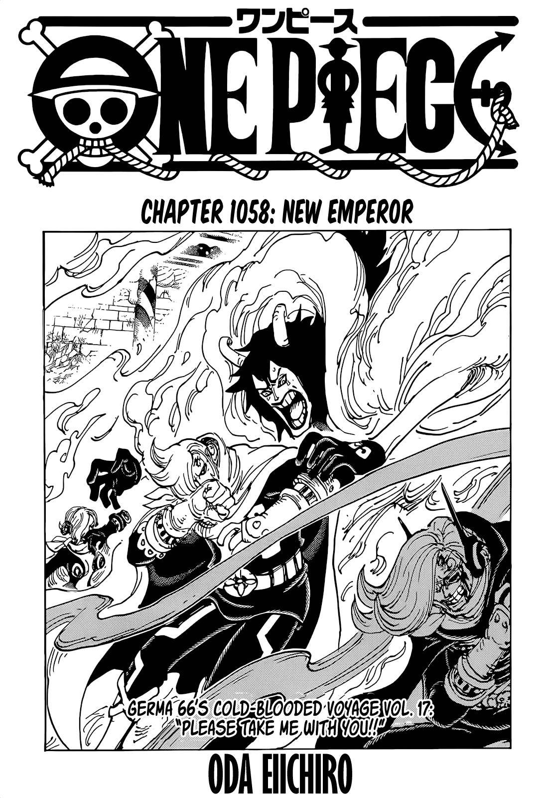 One PieceOne Piece, Chapter 1058 image 01