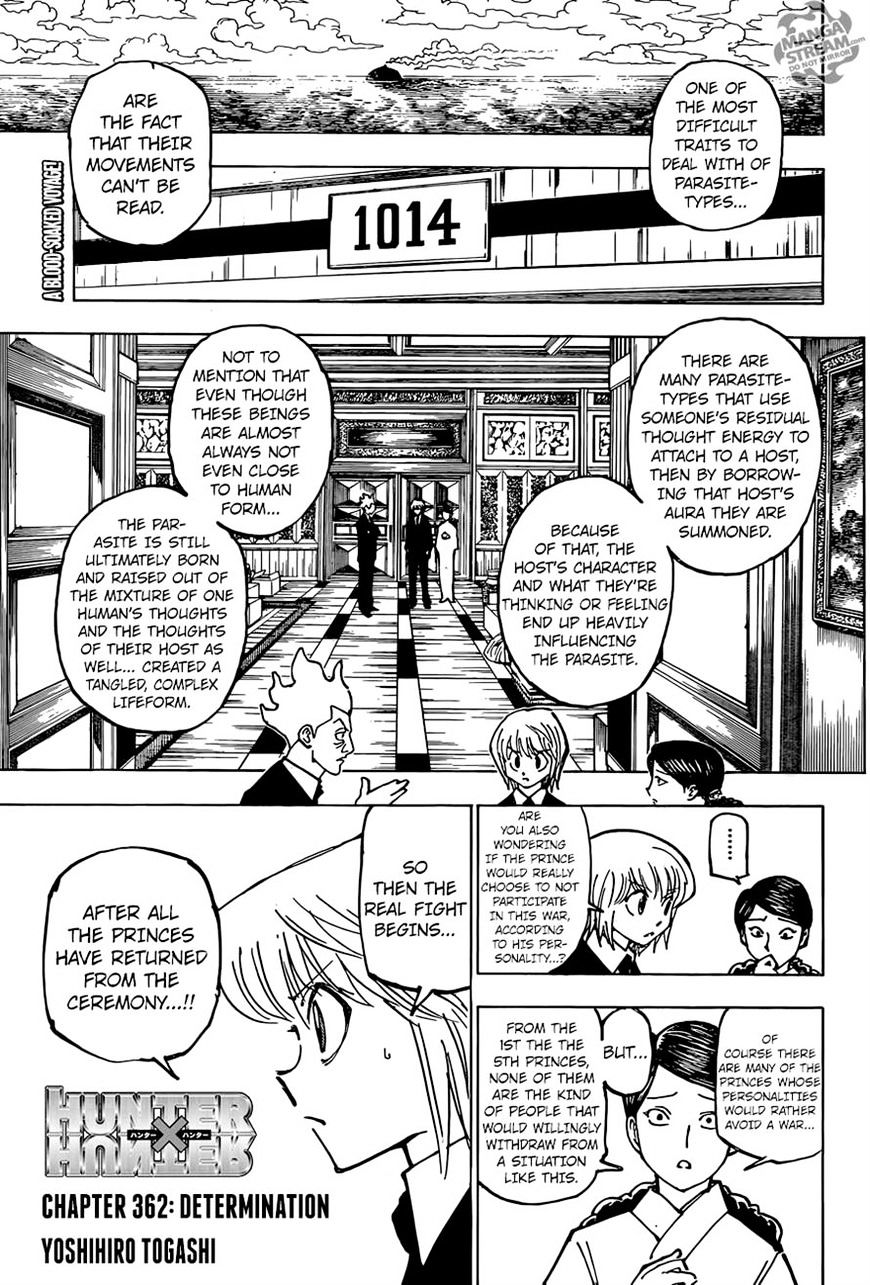 Hunter x Hunter, Chapter 362 image 01