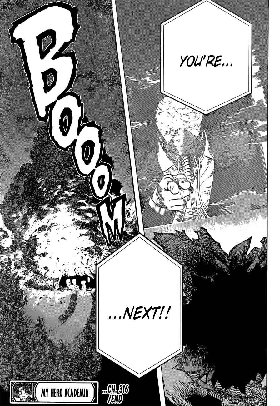 My Hero AcademiaMy Hero Academia, Chapter 316 image 18