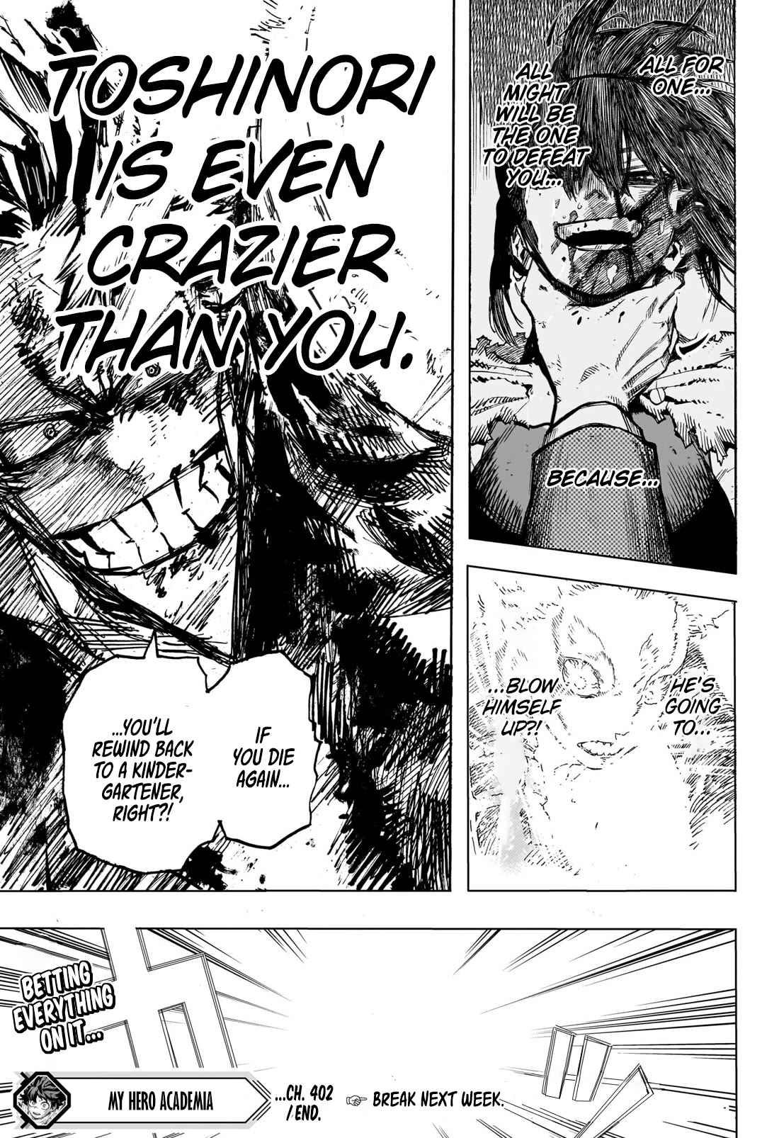 My Hero AcademiaMy Hero Academia, Chapter 402 image 16