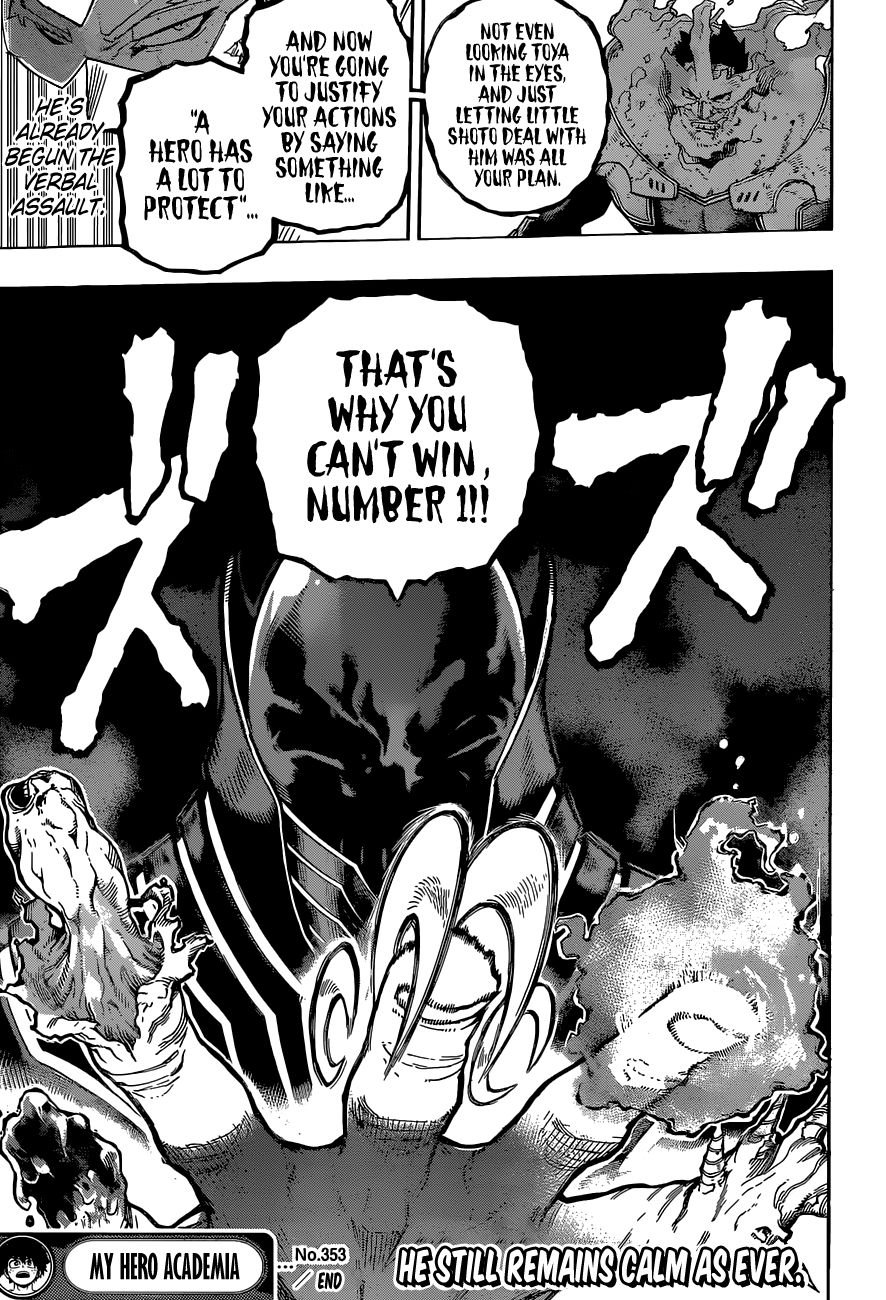 My Hero AcademiaMy Hero Academia, Chapter 353 image 17