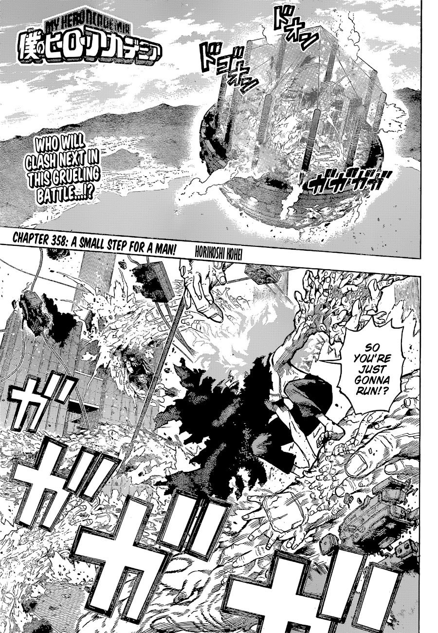 My Hero AcademiaMy Hero Academia, Chapter 358 image 01