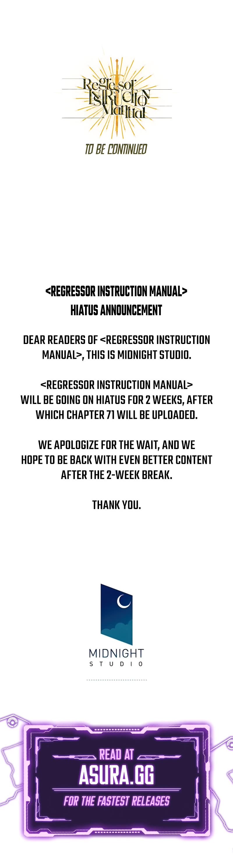 Regressor Instruction Manual, Chapter 70 image 69